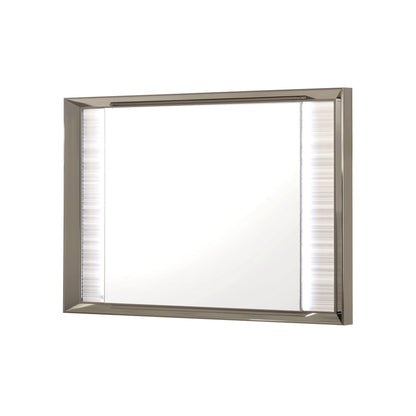Star - Mirror With Built In LED And Frame - White Global Furniture USA