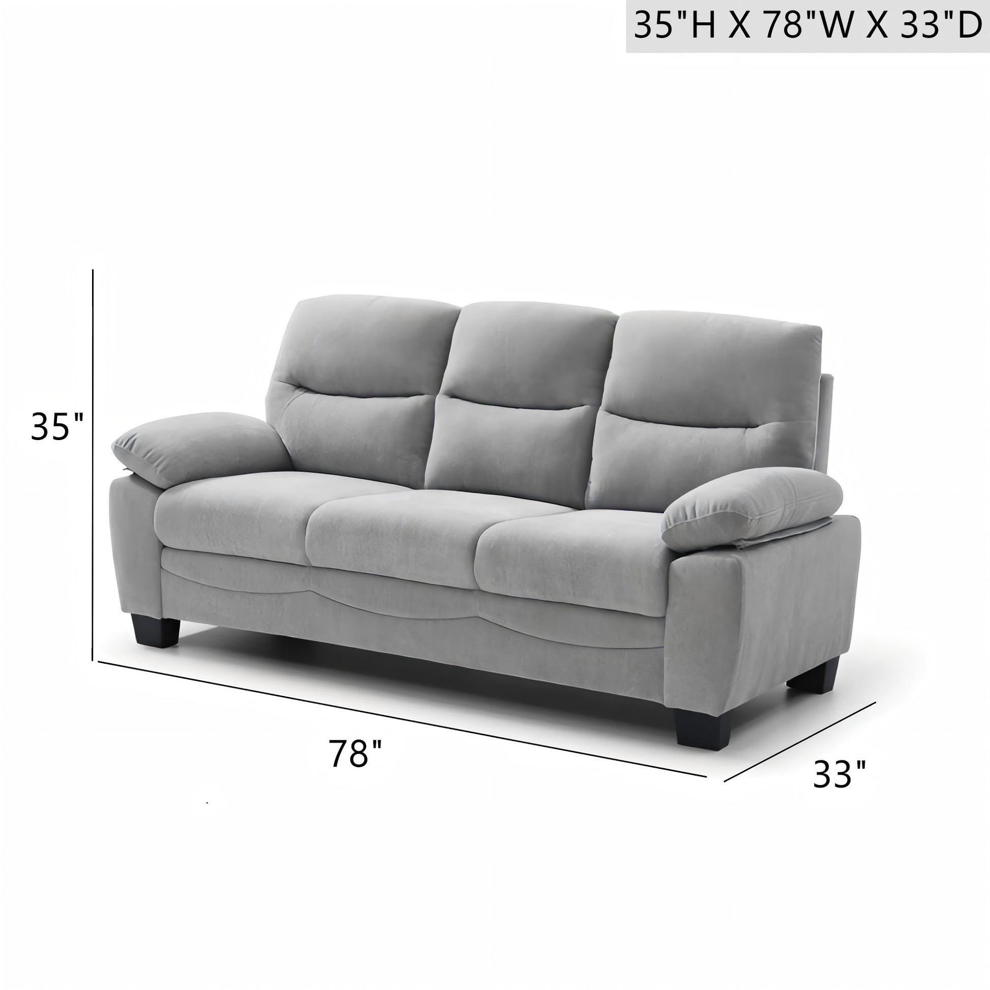 Summerton - Sofa With Pillow Top Arms Glory Furniture