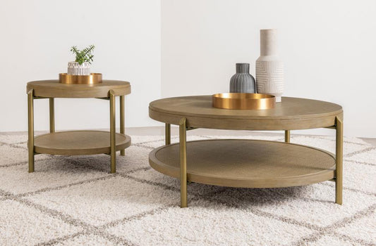 Arini - Round Coffee And End Table Set Coaster Fine Furniture