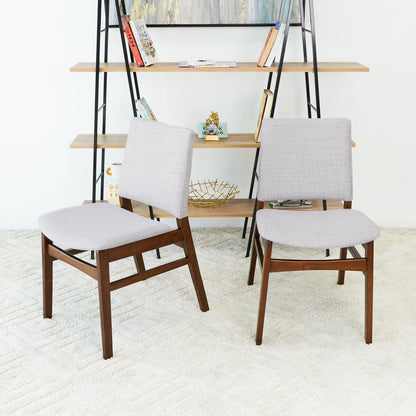 Gusto - Dining Chair (Set of 2) - Brown / Light Gray Ashcroft Furniture