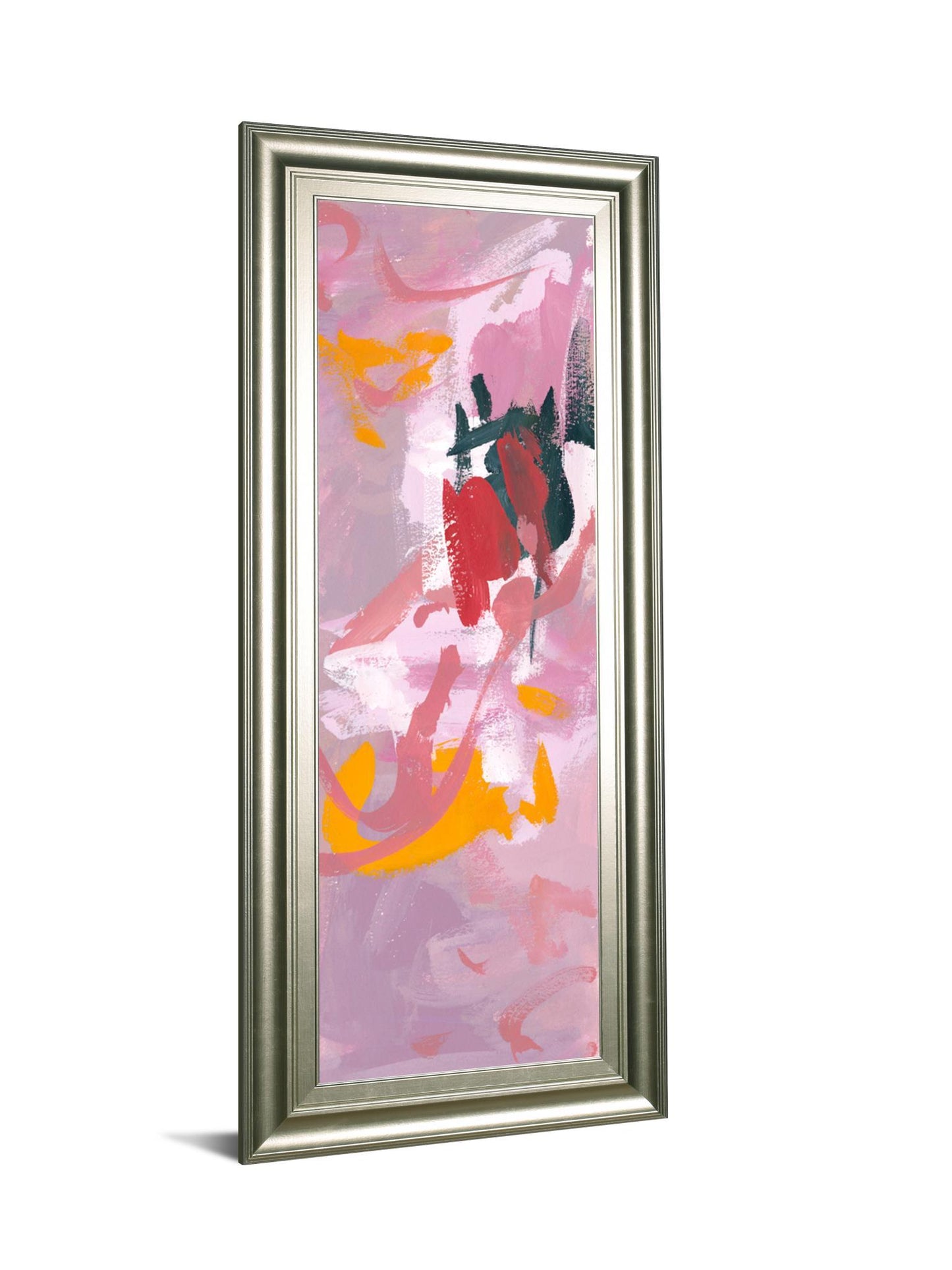 Composition 1b By Melissa Wang - Framed Print Wall Art - Pink