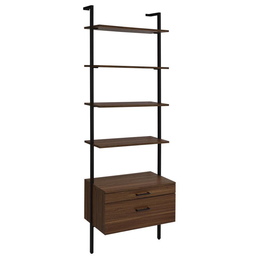 Owens - 3 Piece Wall Mounted Bookshelf Set - Walnut Coaster Fine Furniture