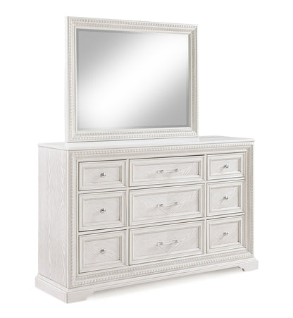 Alexandria - Bedroom Dresser - White Crown Mark