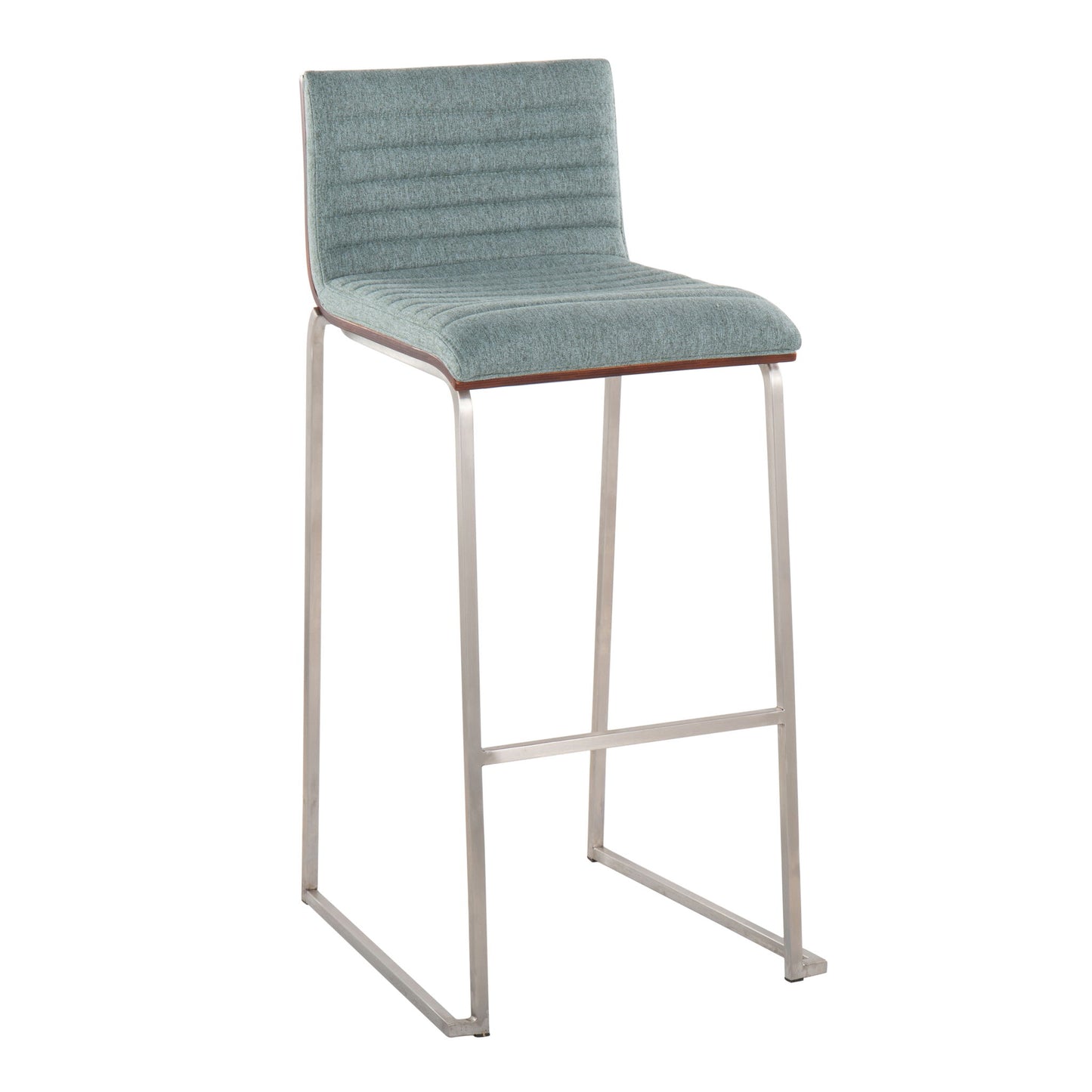 Mason Mara - Contemporary Fixed Height Barstool (Set of 2) Lumi Source