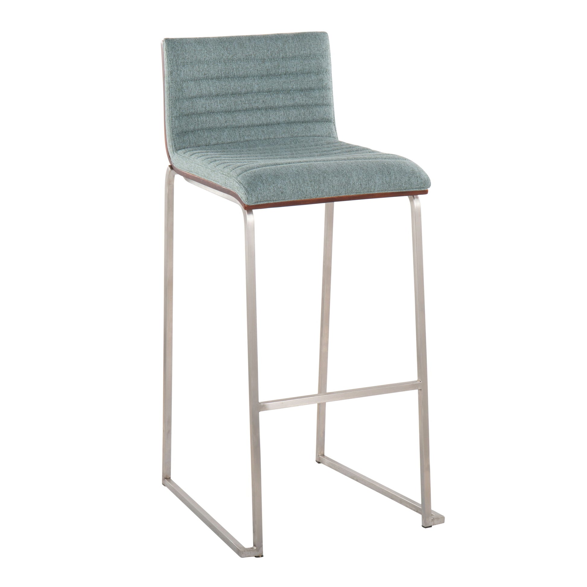 Mason Mara - Contemporary Fixed Height Barstool (Set of 2) Lumi Source
