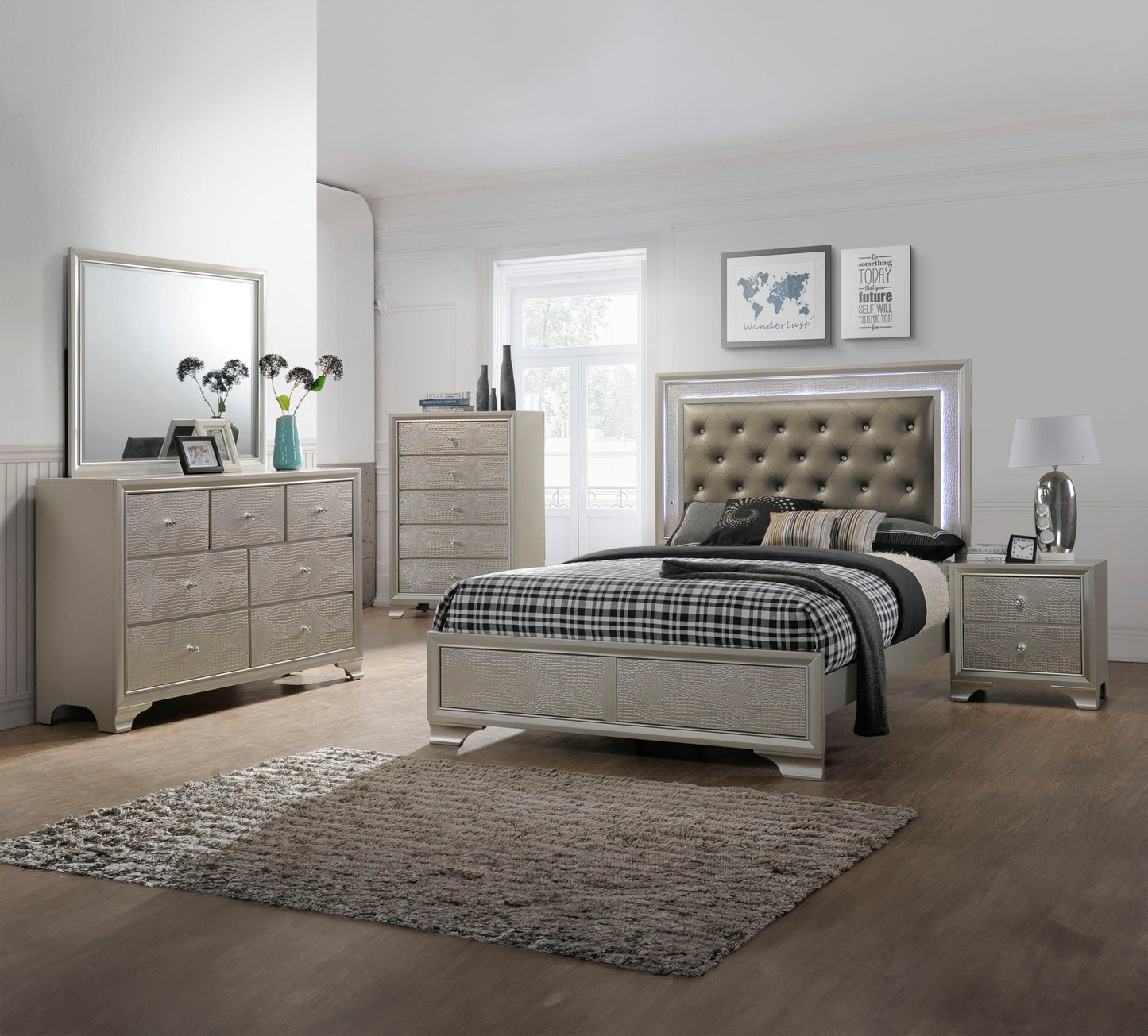Lyssa - Bedroom Set Crown Mark