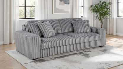 Jacana - Corduroy Upholstered Dual Power Chaise Sofa Coaster Fine Furniture