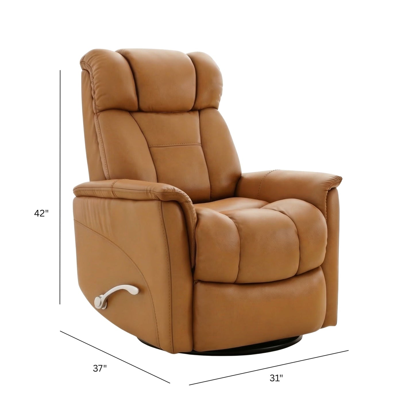 Bentley - Swivel Glider Recliner With Manual Adjustable Headrest & Footrest Home Essentials