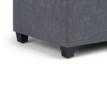 Sienna - Upholstered Storage Ottoman Bench Simpli-Home