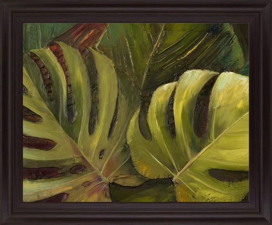 Monstera Sunburst - 28" x 34" Framed Wall Art Classy Art