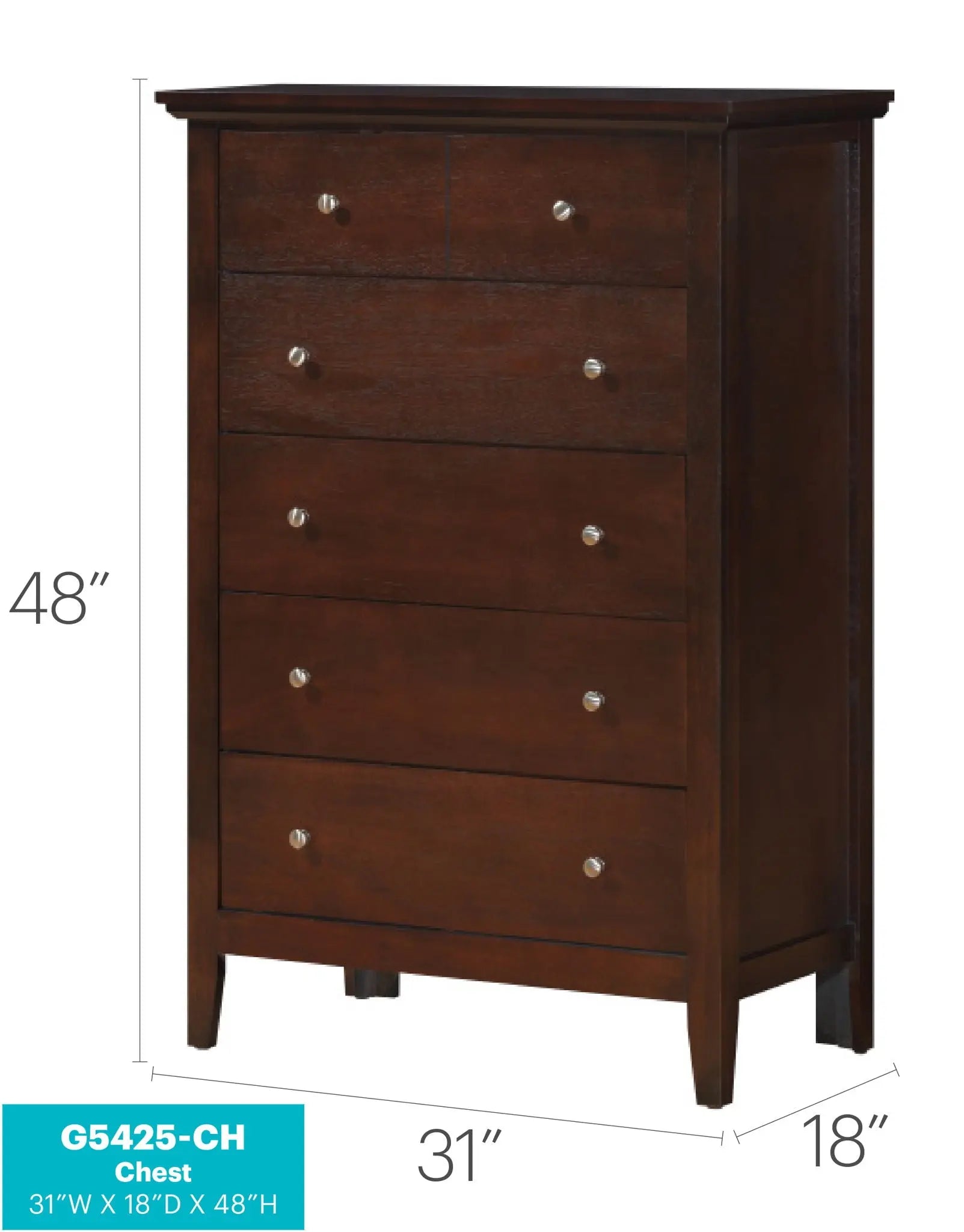 Storage Chest - Cappuccino Glory Furniture