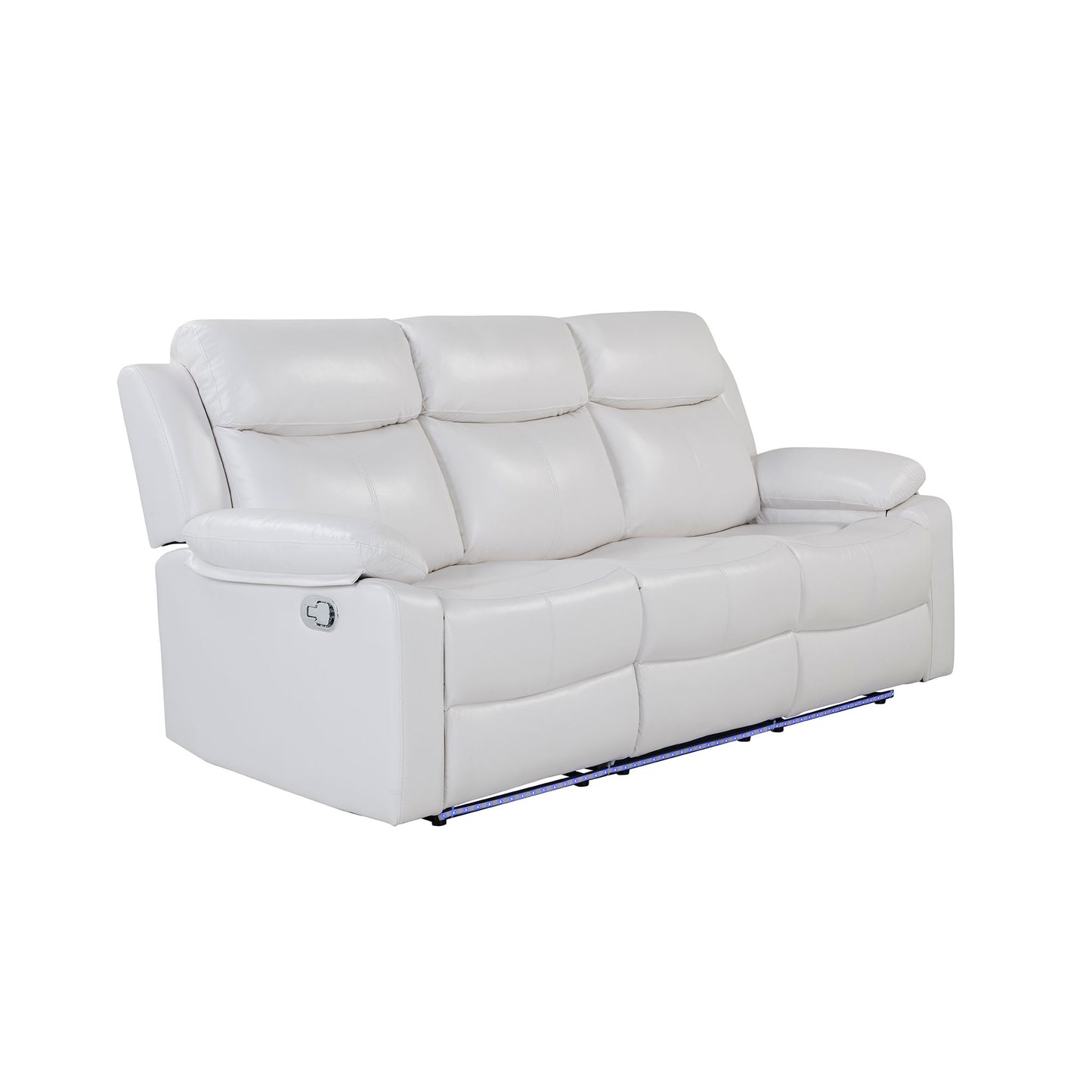 Blanche - Reclining Sofa With LED Lights Global Furniture USA
