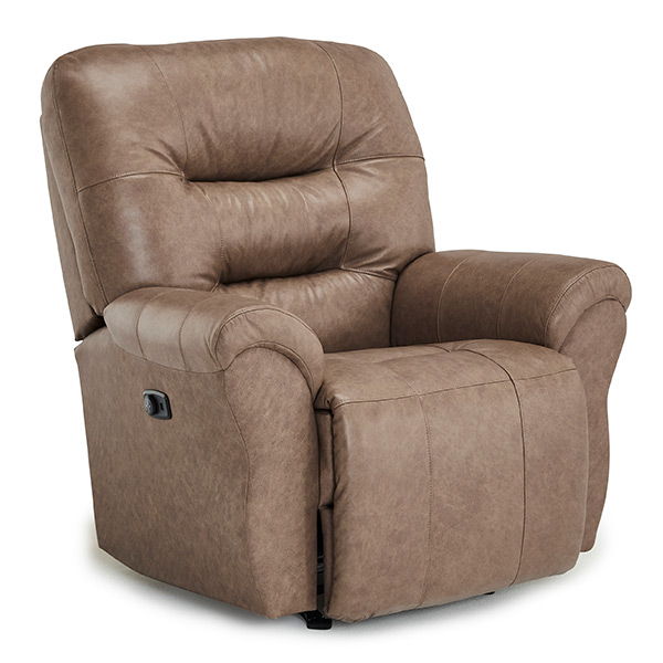 Unity Power Tilt-Headrest Leather Rocker Recliner Best Home Furnishings