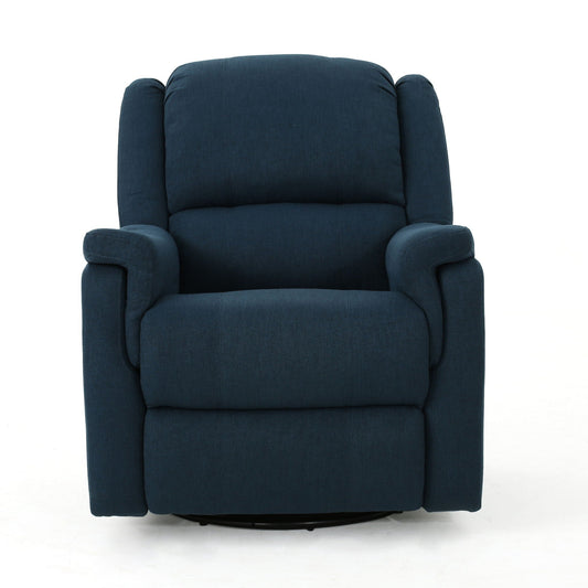 Contemporary Glider Recliner With Swivel Function Noble House