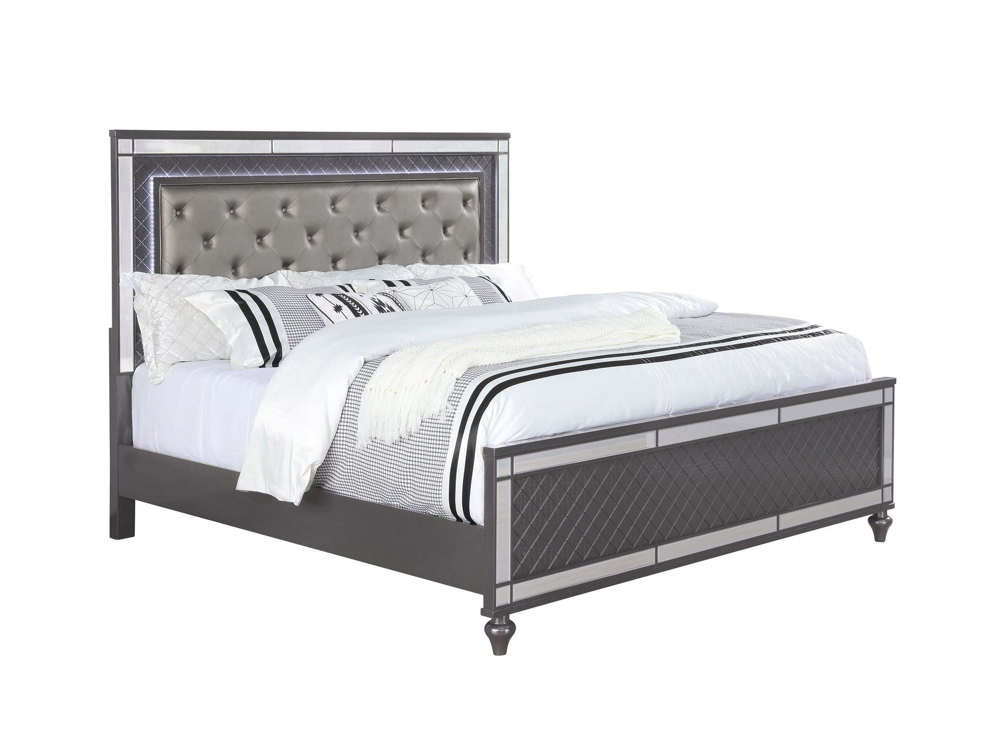 Refino - Upholstered Bed Crown Mark