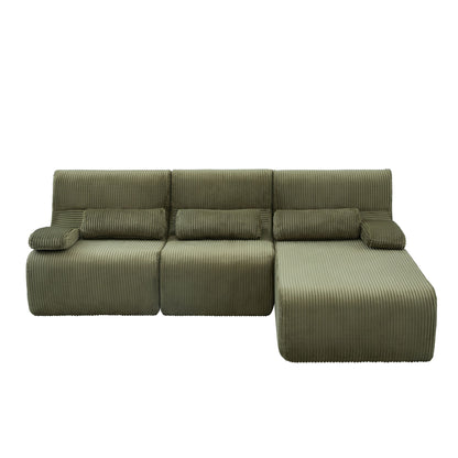 Oversized Sectional Sofa, Living Room Seating With Modular Design Hearth and Haven