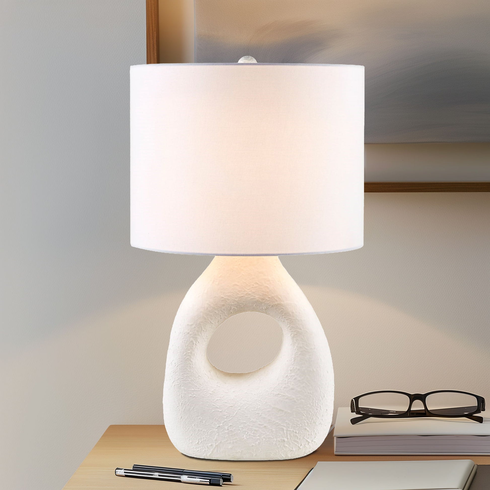 Trilluxe - Table Lamp - White INK+IVY