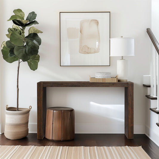Monterey - Modern Console Table - Brown INK+IVY