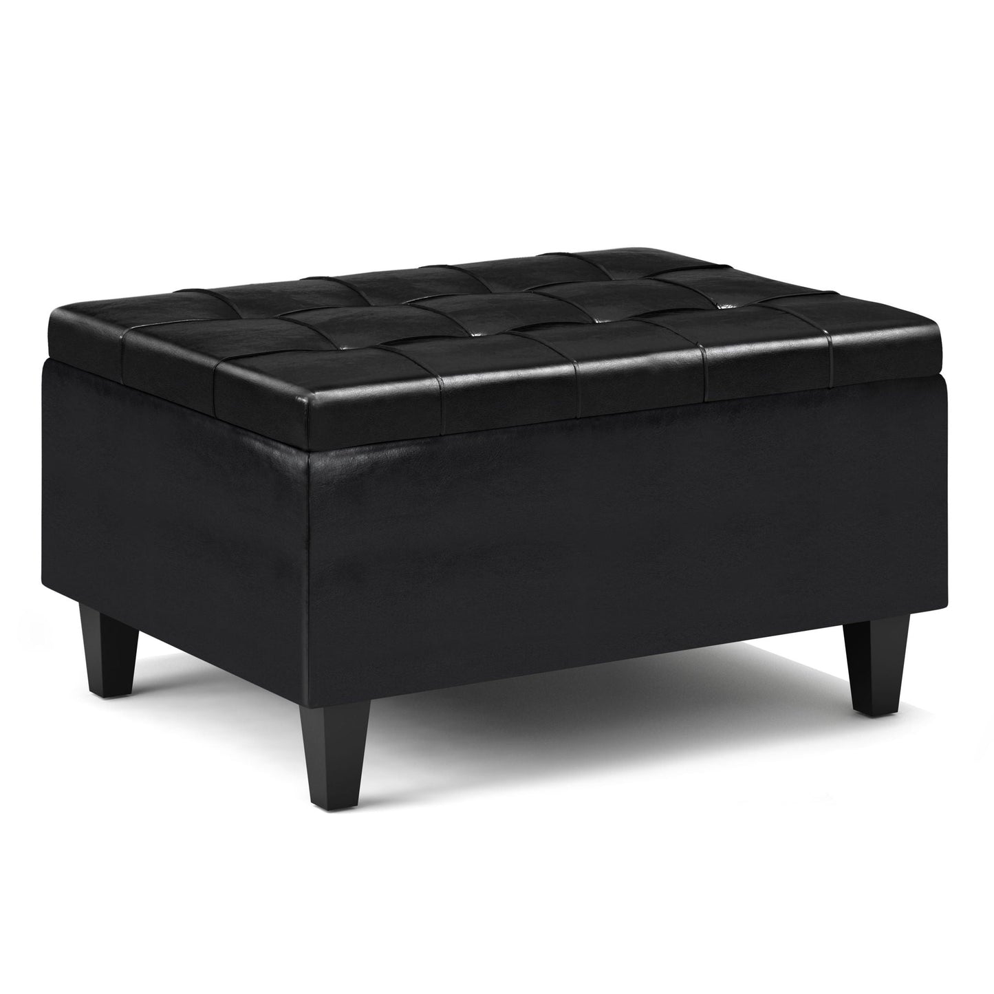 Harrison - Upholstered Coffee Table Storage Ottoman Simpli-Home