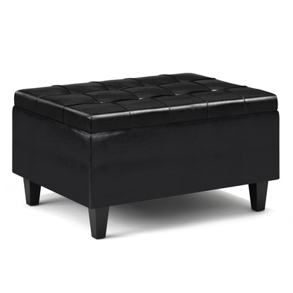 Harrison - Upholstered Coffee Table Storage Ottoman Simpli-Home