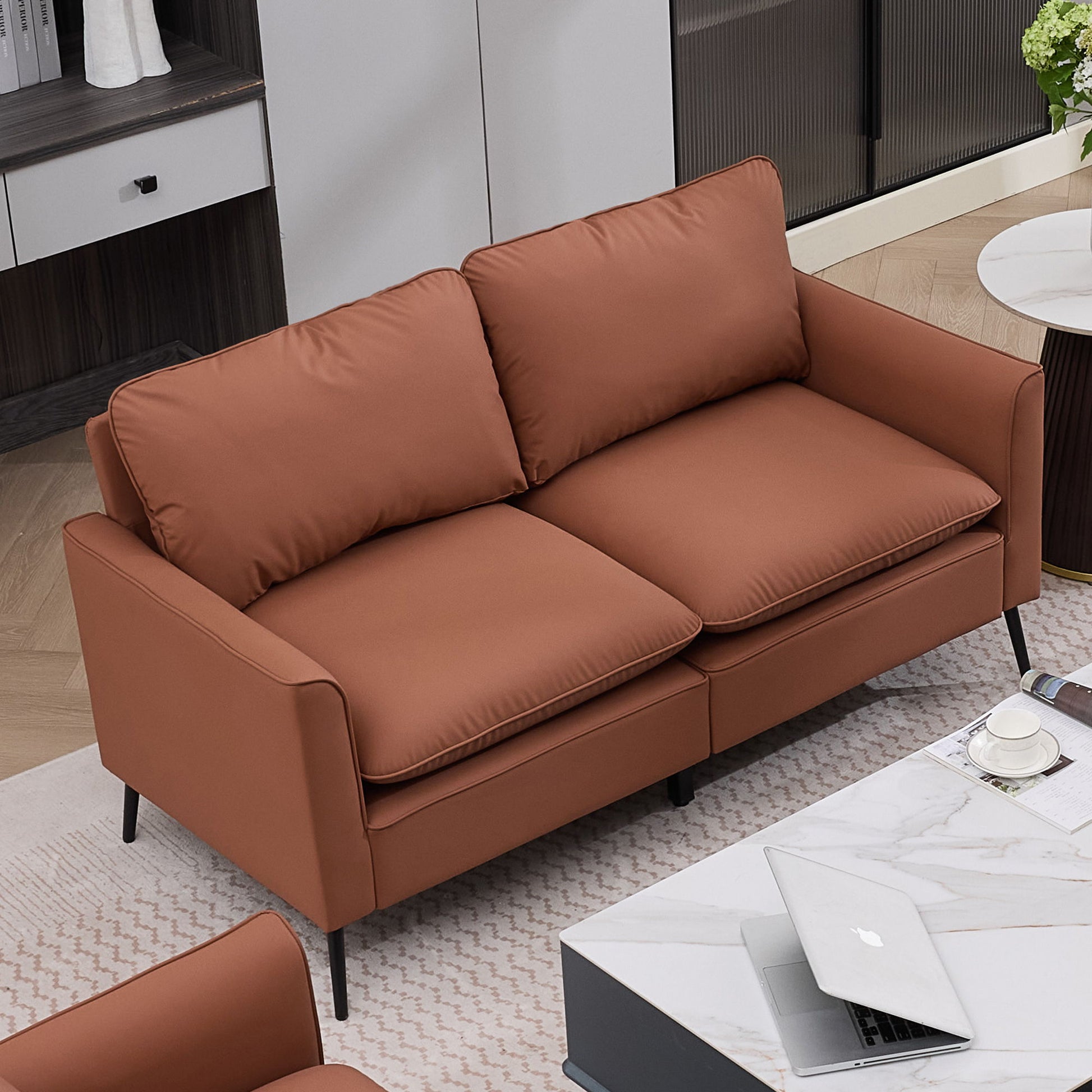 Upholstered Loveseat, For Living Room Home Essentials