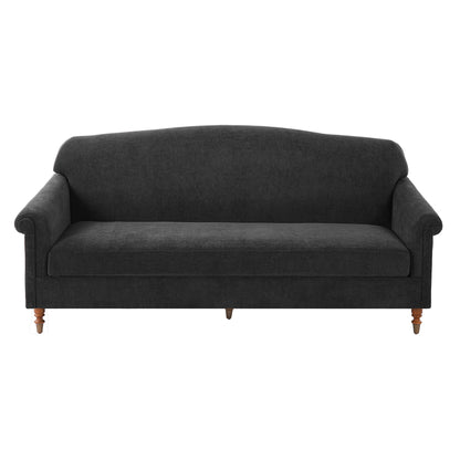 Loveseat Sofa, 2 Seater Couch With Rolled Arms Noble House