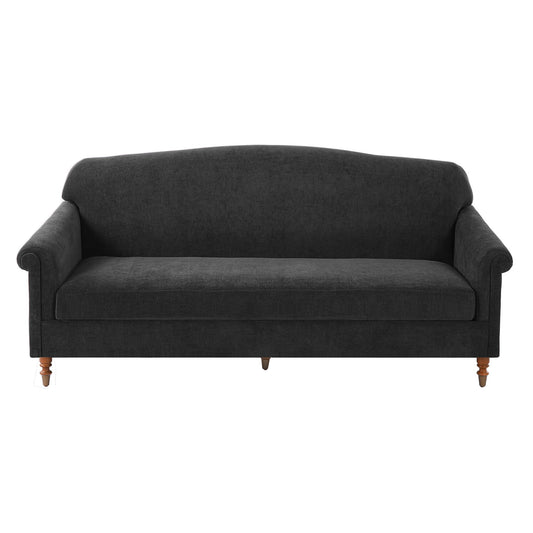 Loveseat Sofa, 2 Seater Couch With Rolled Arms Noble House
