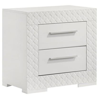 Ives - 2-Drawer Nightstand Bedside Table Coaster Fine Furniture