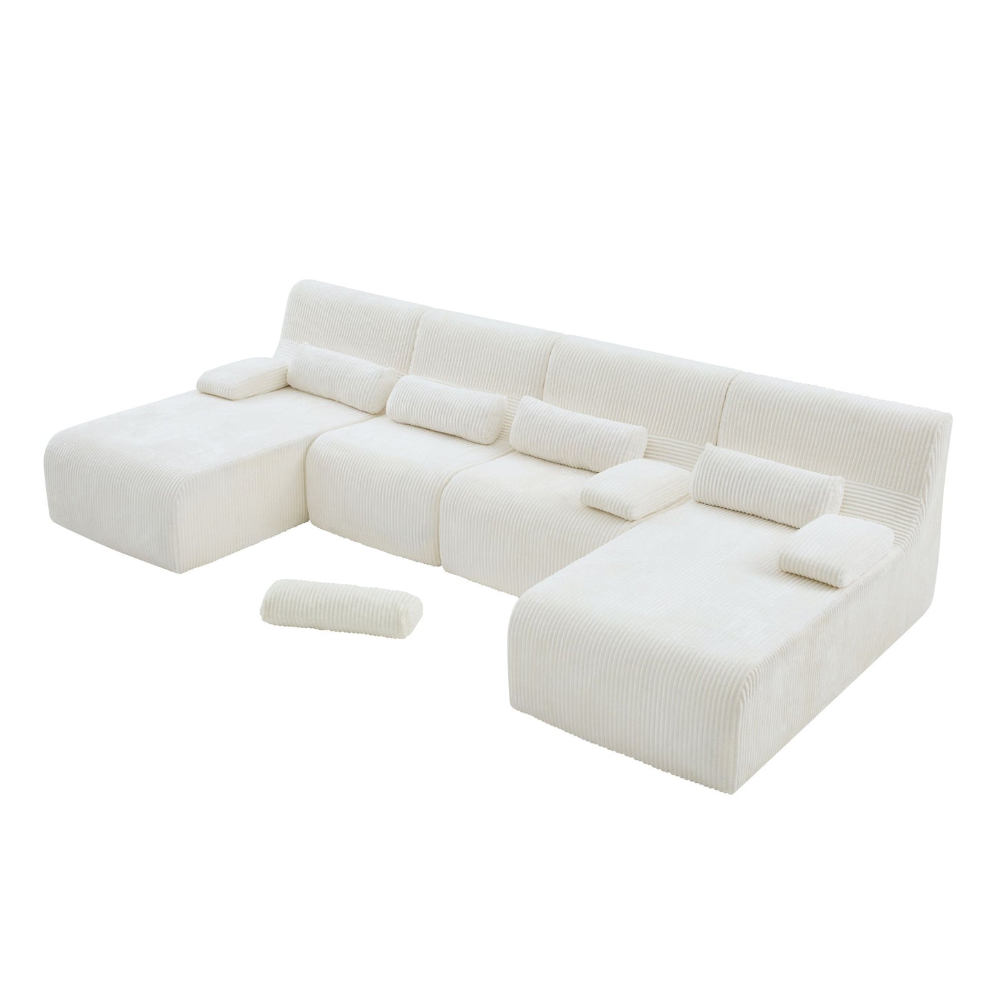 Oversized Sectional Sofa, Living Room Seating With Modular Design Hearth and Haven