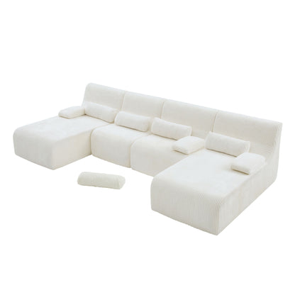 Oversized Sectional Sofa, Living Room Seating With Modular Design Hearth and Haven