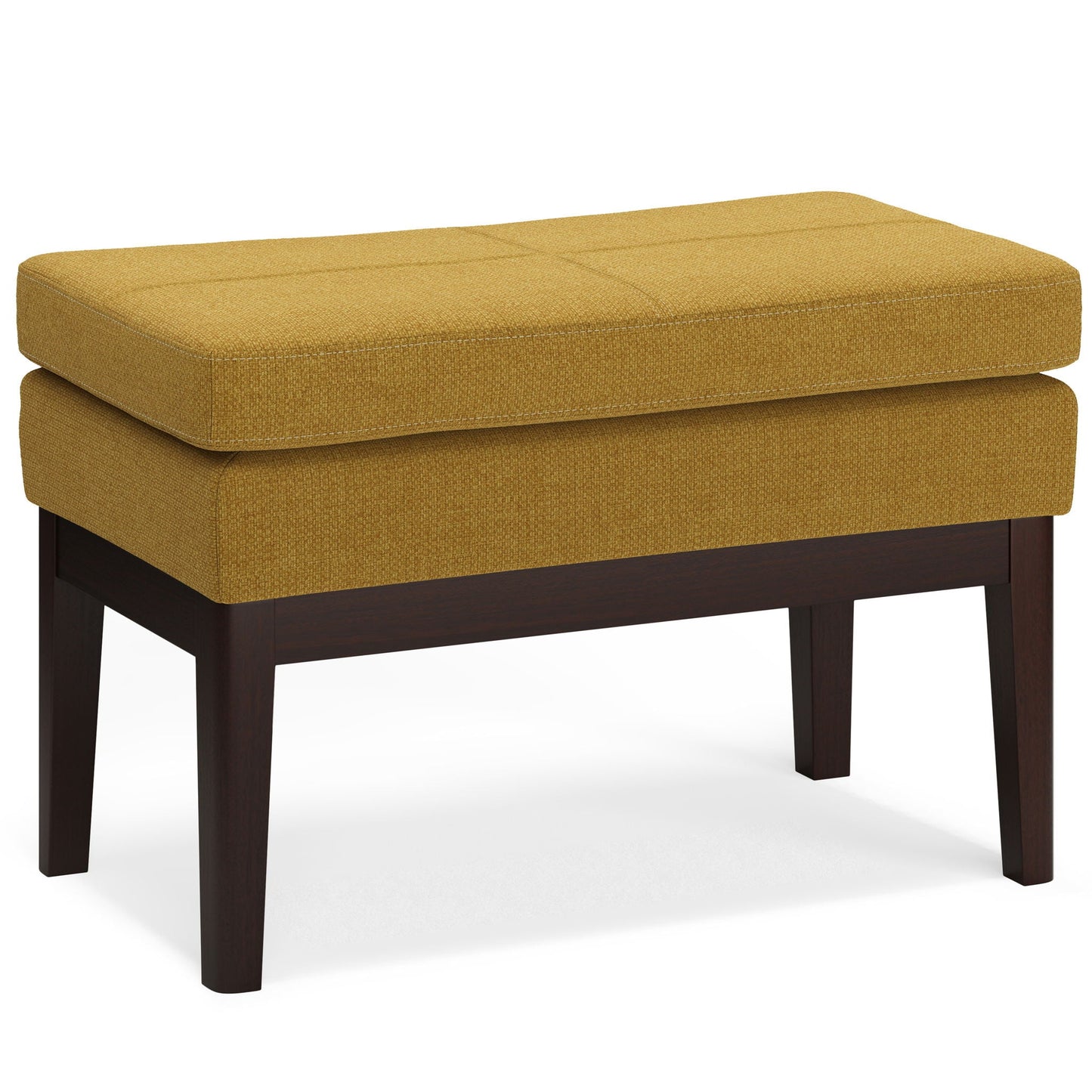 Carlson - Ottoman Bench, Mid Century Design Simpli-Home