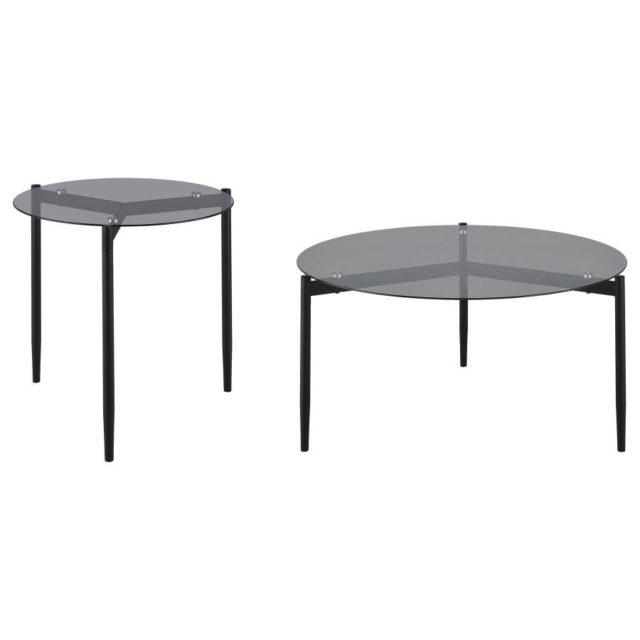 Rosalie - Round Coffee And End Table Set Coaster Fine Furniture