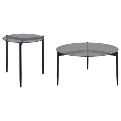 Rosalie - Round Coffee And End Table Set Coaster Fine Furniture