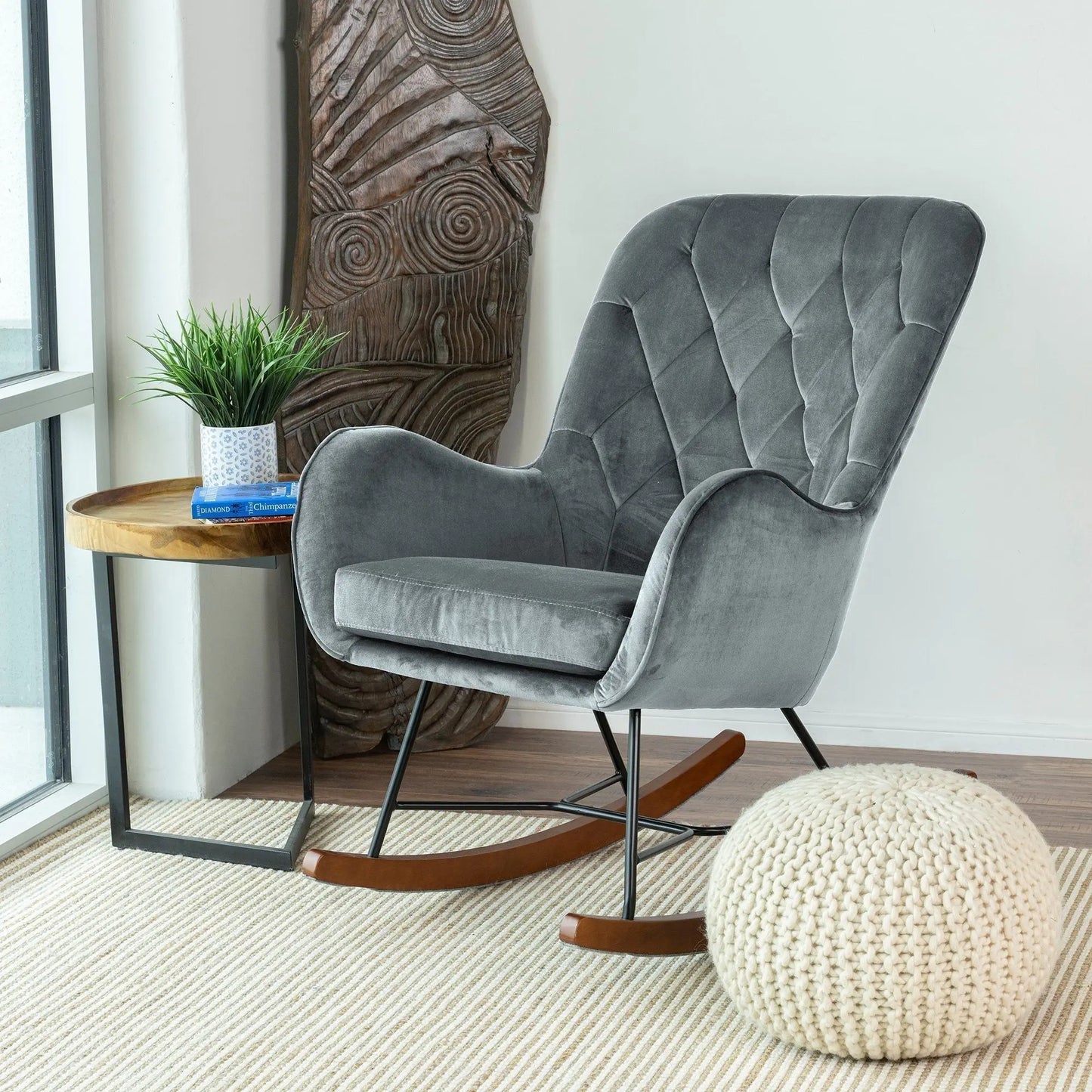 Hannah - Rocking Chair - Gray Ashcroft Furniture