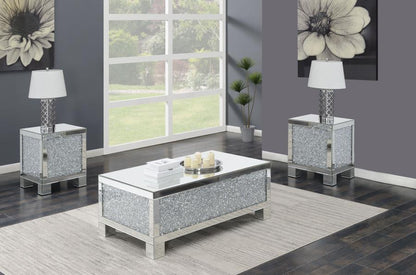 Gillian - Mirrored Coffee Table Set Coaster Fine Furniture