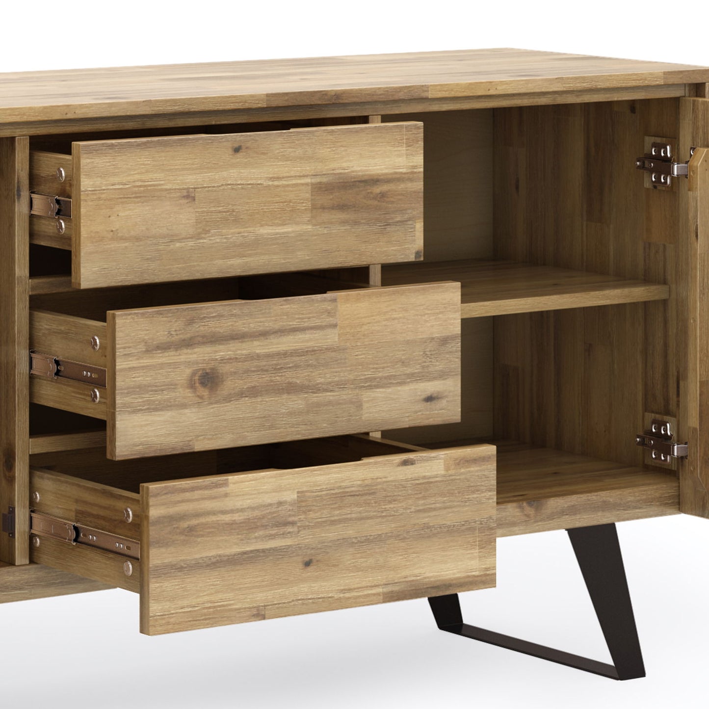 Lowry - Modern Industrial Sideboard Buffet Simpli-Home