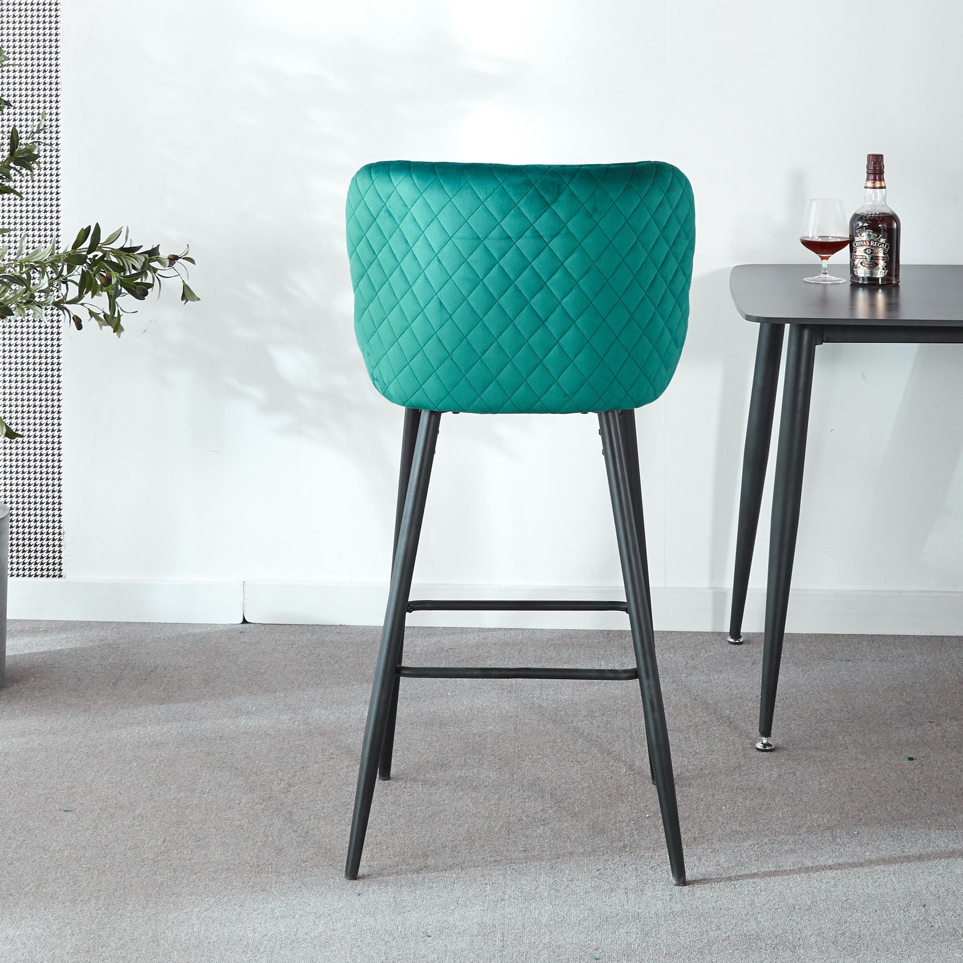Ergonomic Counter Height Bar Stool (Set of 2) Home Essentials