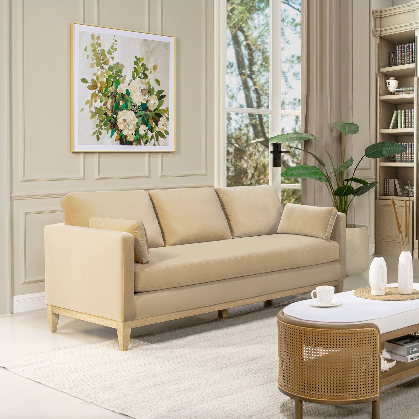 Knox - Modern Farmhouse Sofa Jennifer Taylor Home