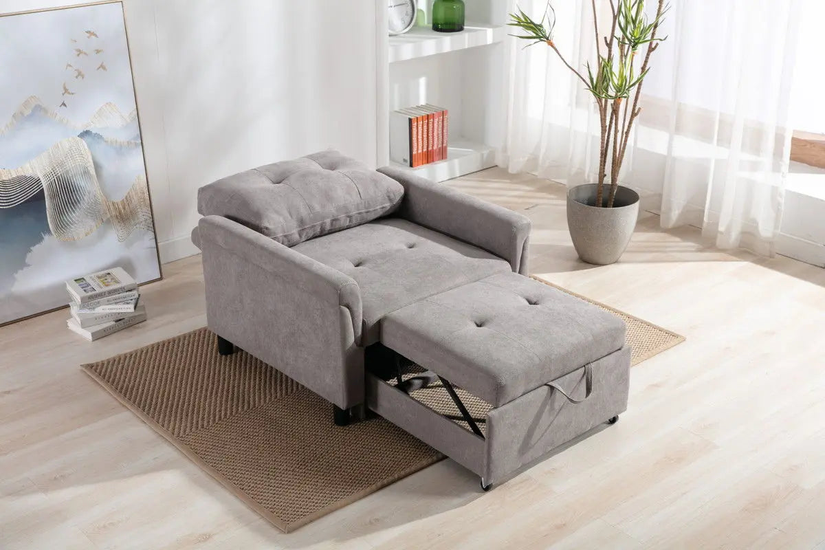 Hannah - Woven Convertible Armchair Lilola Home