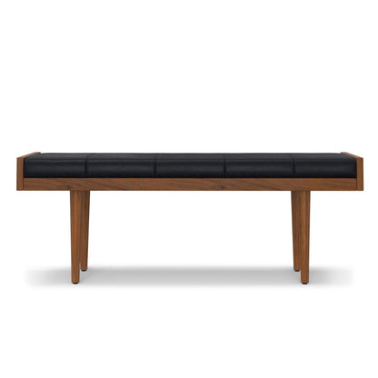 Anya - Ottoman Bench - Black Simpli-Home