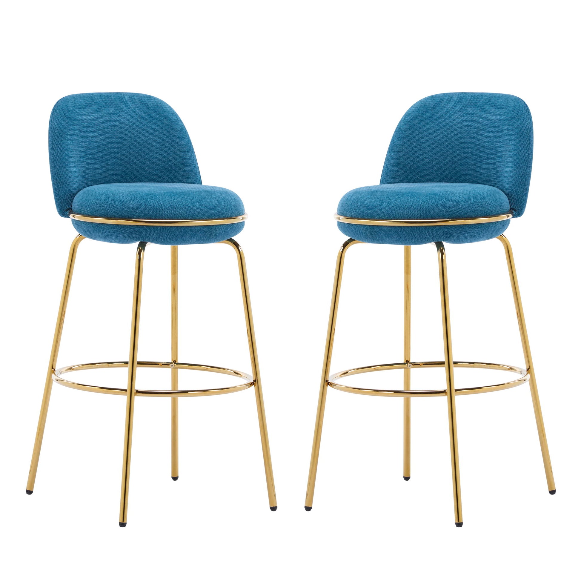 Rio Claro - Indoor Upholstered Barstool (Set of 2) Noble House