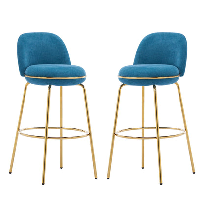 Rio Claro - Indoor Upholstered Barstool (Set of 2) Noble House