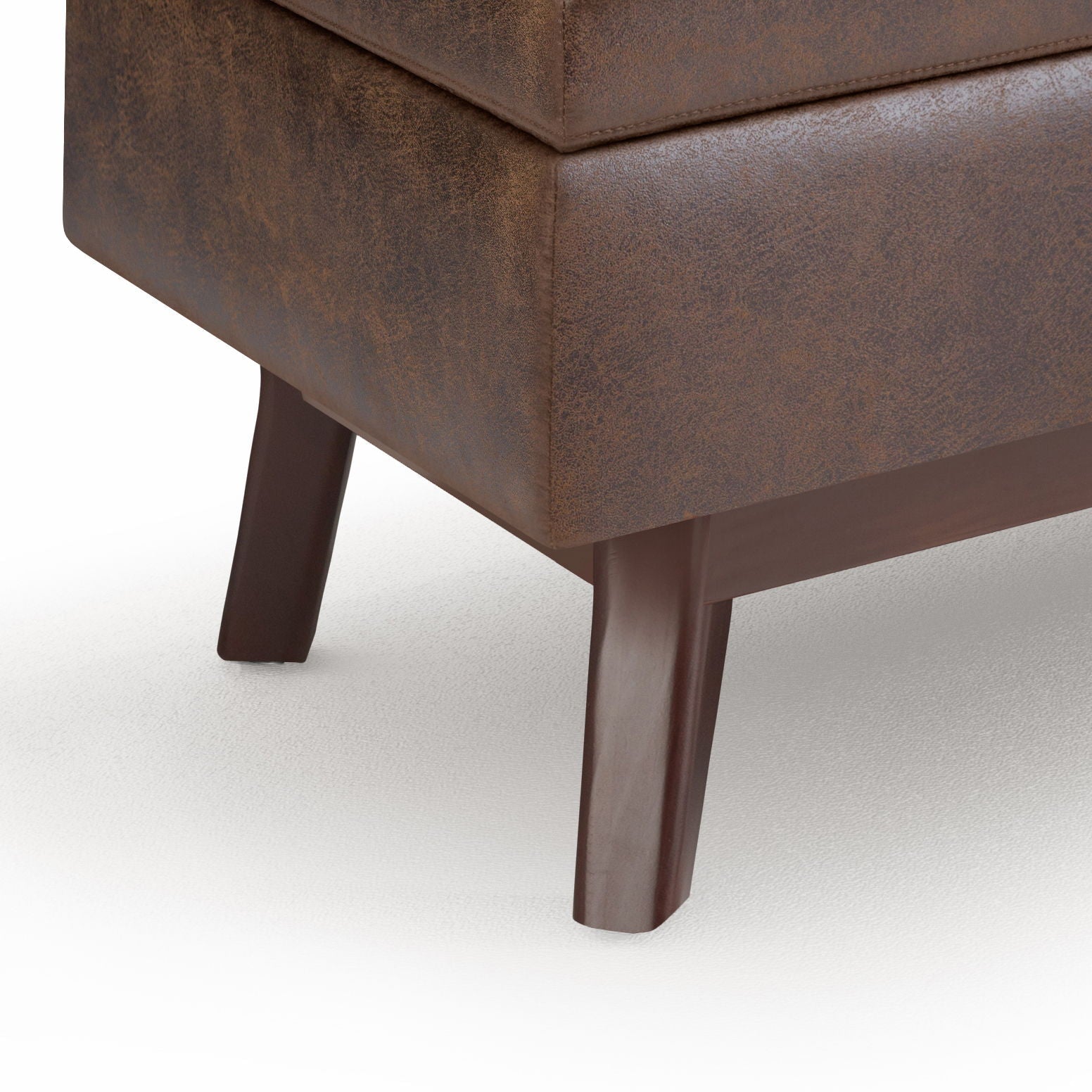 Owen - Upholstered Rectangular Storage Ottoman Simpli-Home