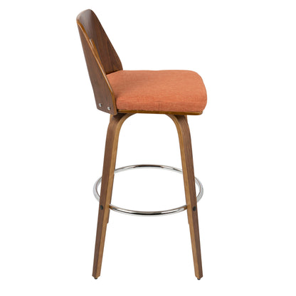 Trilogy - Mid Century Modern Barstool (Set of 2) Lumi Source