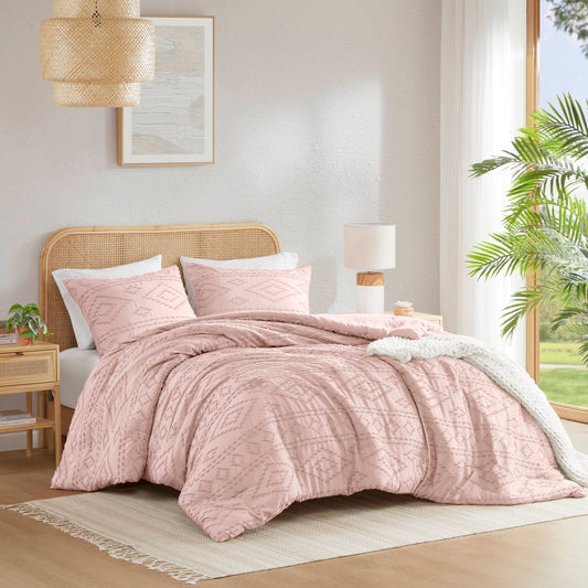 Gigi - King/California King Comforter Mini Set - Pink Super Listing