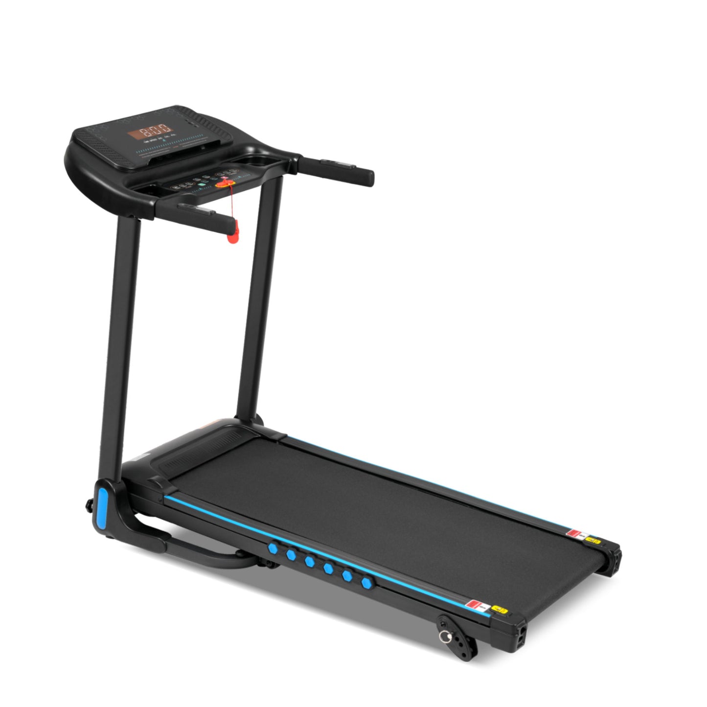 Incline Treadmill For Running & Walking, Hydraulic System Auto Folding With Type C & USB Charge For Android, 10Mph, Bluetooth Speaker - Black Daily Nest
