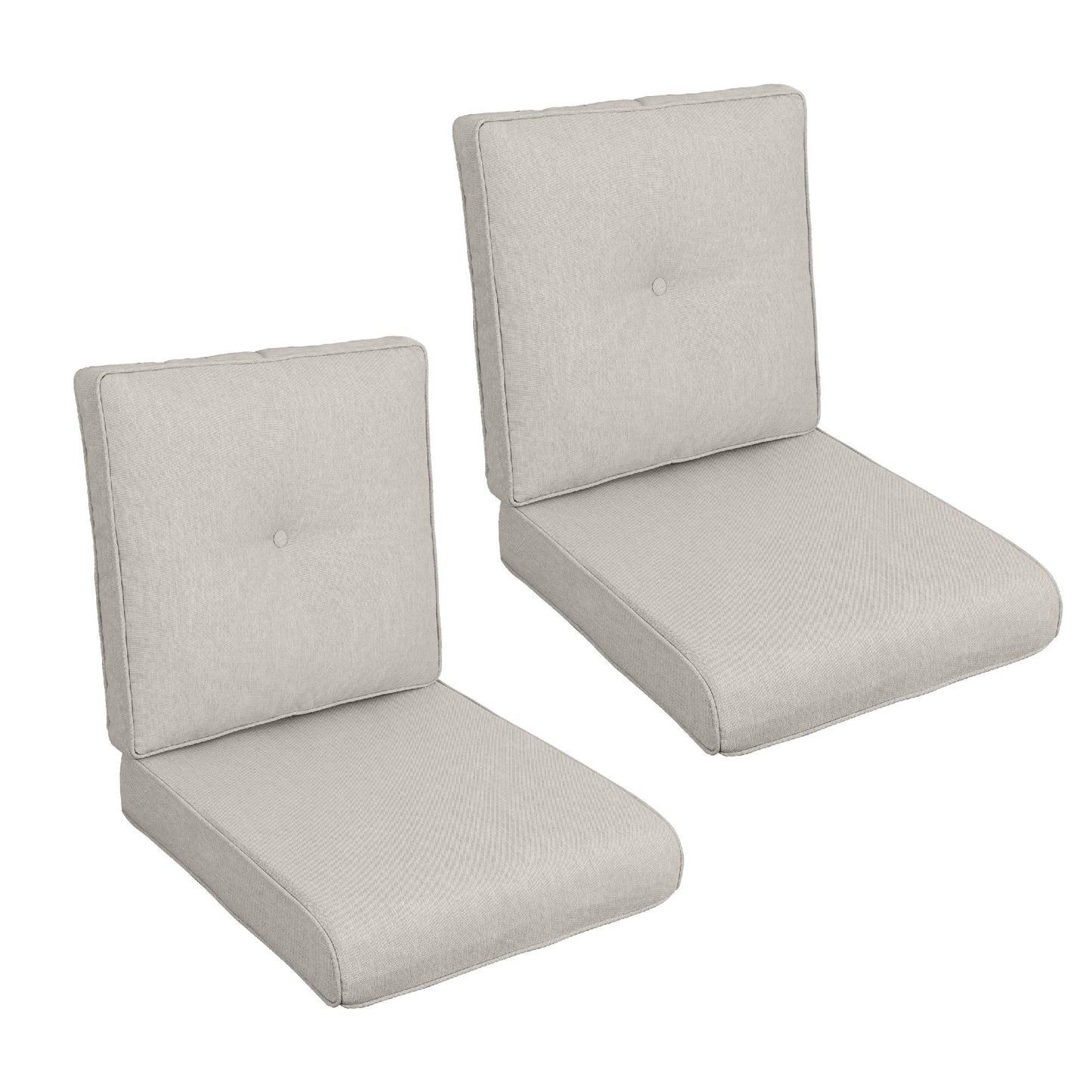 High Back Patio Chair Cushions For Garden (Set of 2) Home Essentials
