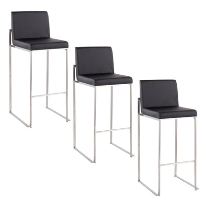 Fuji - Contemporary And Modern Elegance High Back Barstool Lumi Source