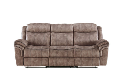 Zubaida - Two Tone Velvet 3 Piece Recliner Living Room Set Acme