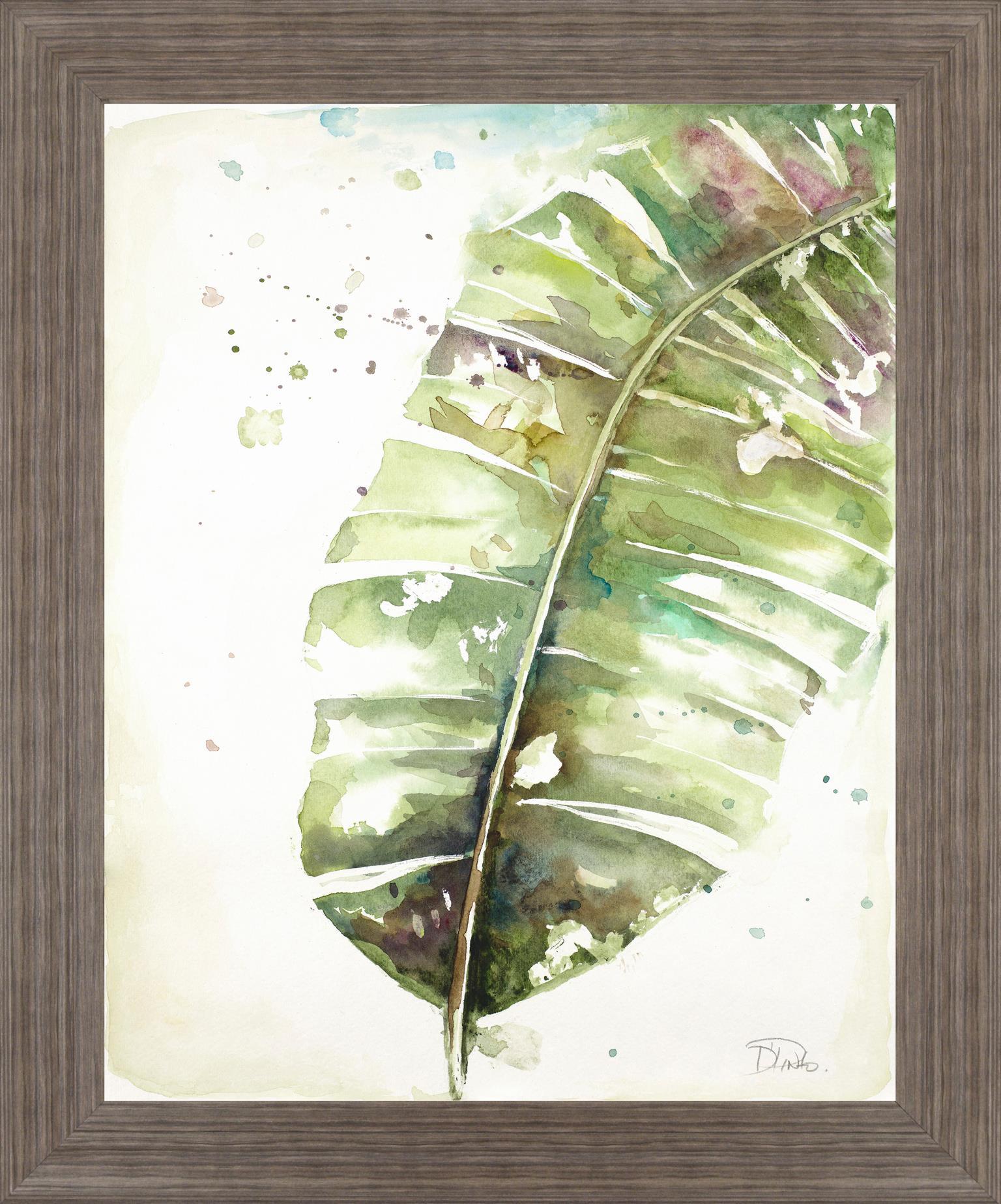 Verdant Splash - 28" x 34" Framed Wall Art Classy Living